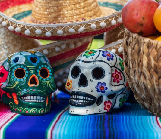 Halloween en el Día de los Muertos