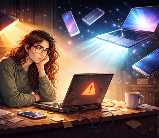 La computadora me hace sentir pobre