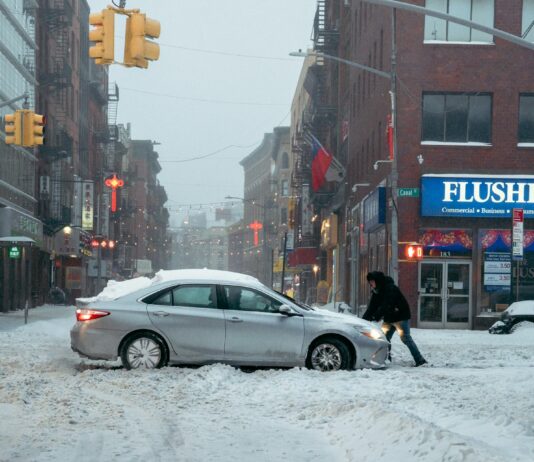 Tormenta invernal en Nueva York